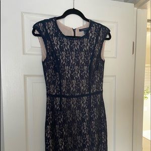 Navy blue Lace French Connection dress